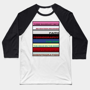 The Cure 80s Albums Baseball T-Shirt